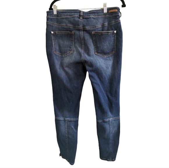 Anthropologie Pilcro & the Letterpress Front Seam High-Rise Denim Legging Sze 28 - Picture 2 of 7